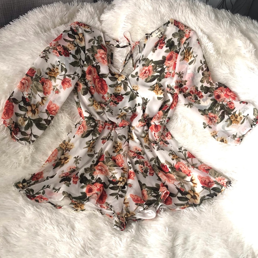 Love J Romper Short Floral
